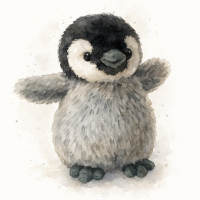 Stuffed penguin